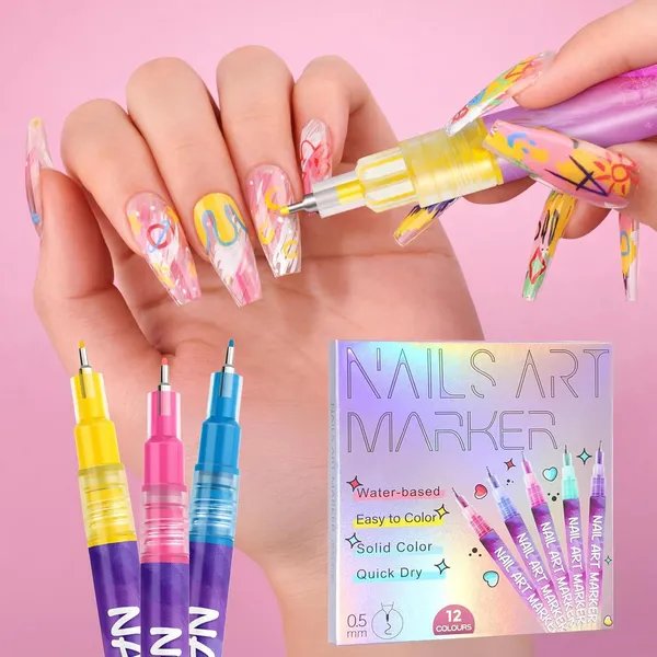 0.5_Mm_Ultra_Fine_Nail_Art_Marker_Pens