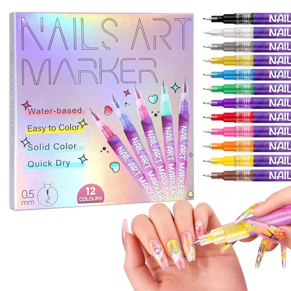 0.5_Mm_Ultra_Fine_Nail_Art_Marker_Pens