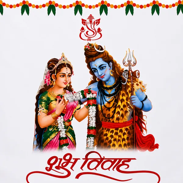 Antarpat_for_Hindu_Wedding_Cloth_held_in_Front_of_Groom_Bride_Marriage_Function,_Indian_Wedding_Antarpat_with_Shiv_Parvati_Design