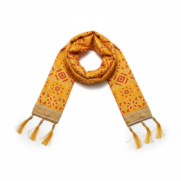 Traditional_Bandhani_Print_Wedding_Swagat_Dupatta_Premium_Guest_Scarf_Set