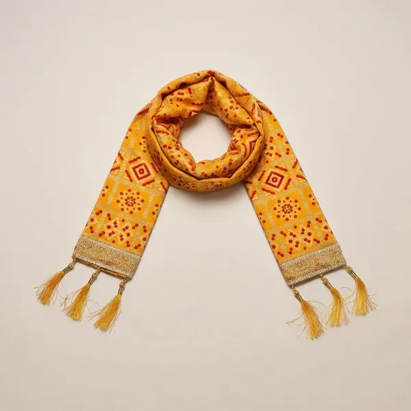 Traditional_Bandhani_Print_Wedding_Swagat_Dupatta_Premium_Guest_Scarf_Set