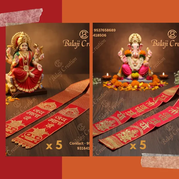 Premium_Jay_Mata_Ji_Printed_Khesh_Scarf_Maa_Durga_And_Ganpati_Bappa_Printed_Khesh_Scarf_Ganesh_Ji_Religious_Angvastram_Spiritual_Dupatta_For_Pooja_Mandir_And_Festivals