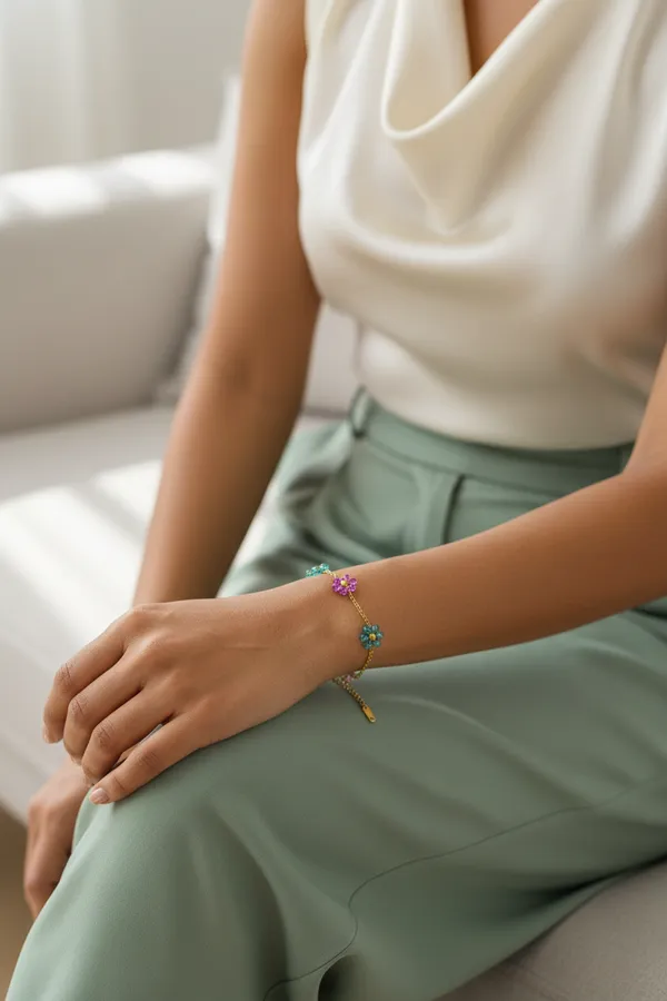 Handcrafted_Beaded_Flower_Bracelet