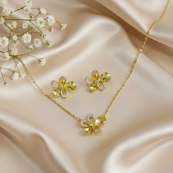Yellow_Floral_Crystal_Set
