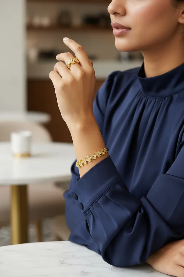 Leaf_Motif_Bangle_Ring_Set