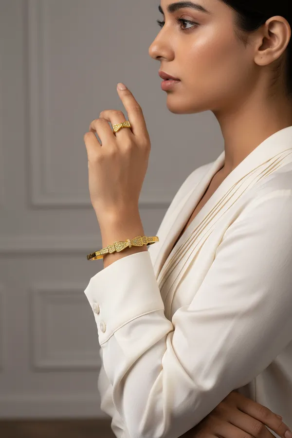 Crystal_Bow_Bangle_Ring_Set