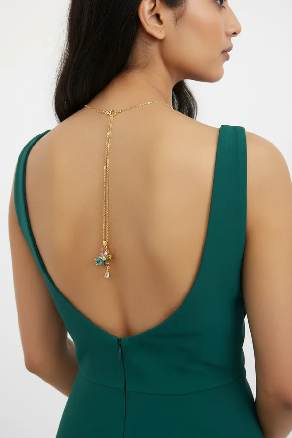 Handcrafted_Multicoloured_Teardrop_Crystal_Necklace