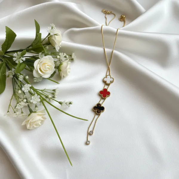 Multi_Color_Clover_Charm_Necklace