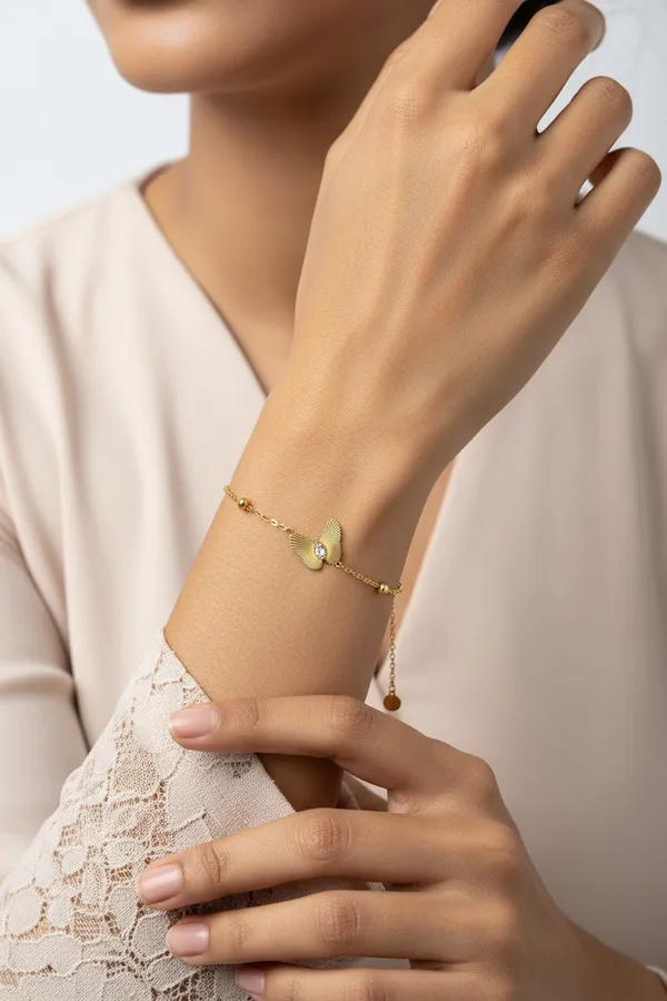 Gold_Butterfly_Charm_Bracelet_With_Crystal_Accents