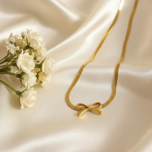 Gold_Herringbone_Bow_Necklace