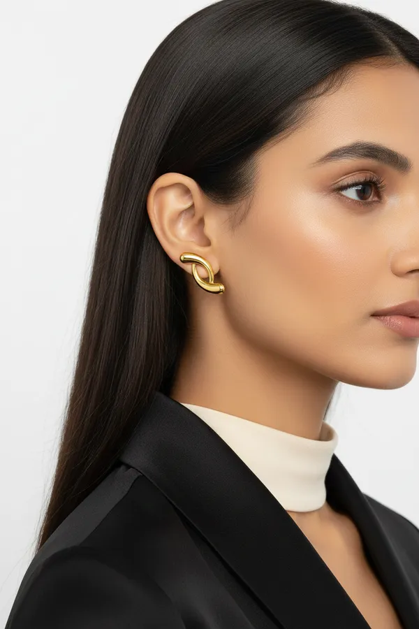 Gold_Infinity_Ribbon_Earrings