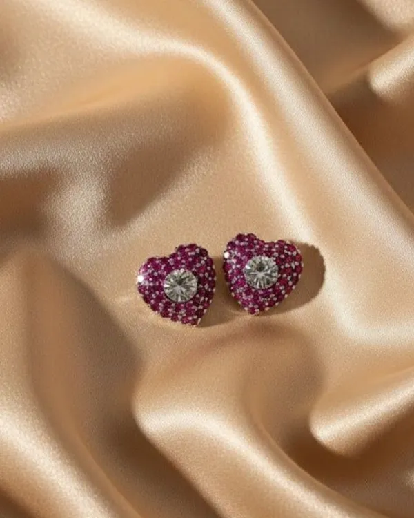 Midnight_Heart_Stud_Earrings_Rose