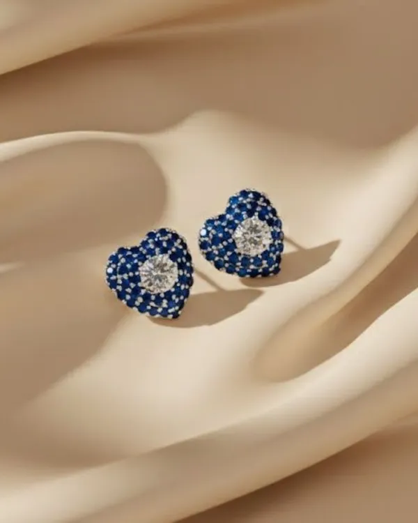 Midnight_Heart_Stud_Earrings_Aquamarine