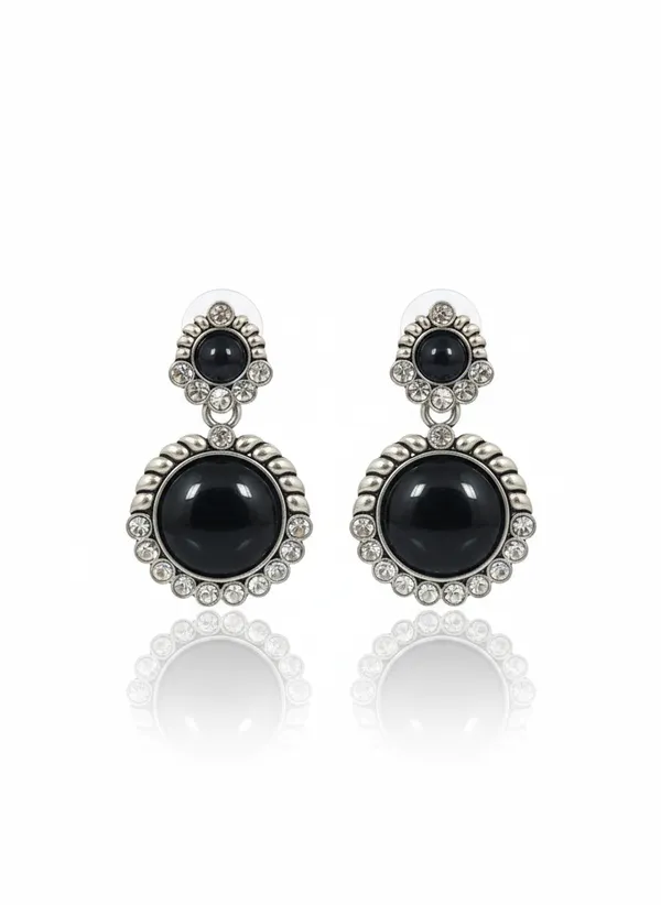 Elegant_Black_Onyx_Statement_Earrings_With_Crystal_Detailing