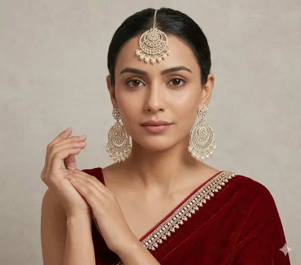 Traditional_Gold_Toned_Kundan_Maang_Tikka_And_Chandbali_Earrings_Jewelry_Set