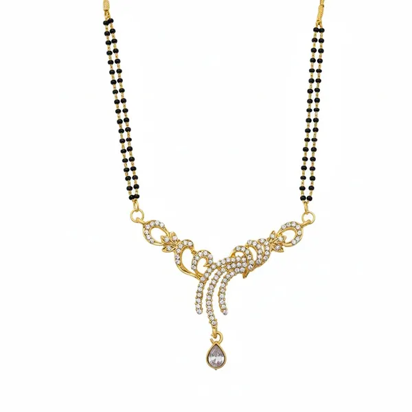 Elegant_Black_Beaded_Mangalsutra_With_Crystal_Pendant