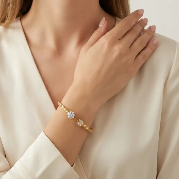 Gold_Plated_Dual_Stone_Adjustable_Bangle_Set
