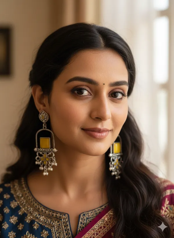 Yellowstone_Traditional_Jhumka_Earrings_With_Pearls