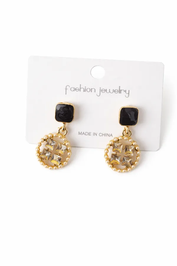Gold_Toned_Black_Stone_Drop_Earrings_With_Crystal_Embellishments