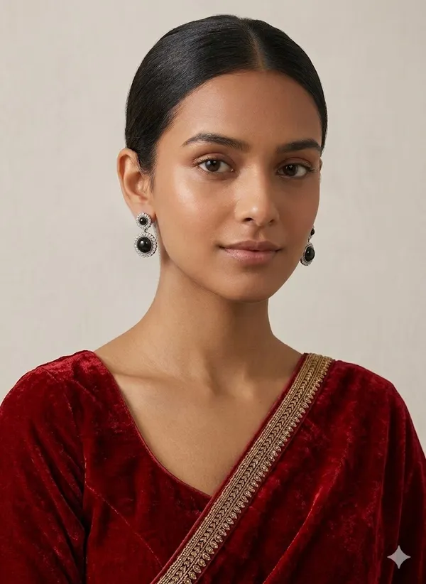 Elegant_Black_Onyx_Statement_Earrings_With_Crystal_Detailing