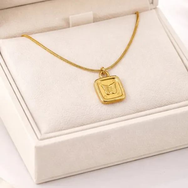 Gold_Plated_Butterfly_Pendant_Necklace_With_Snake_Chain