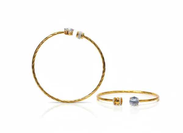 Gold_Plated_Dual_Stone_Adjustable_Bangle_Set