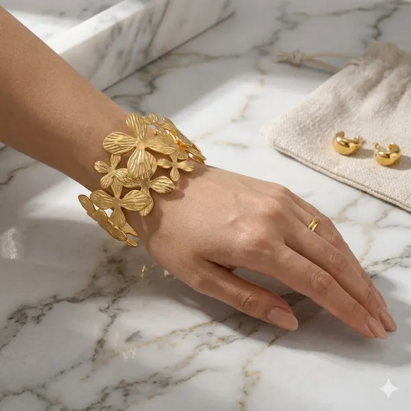 Gold_Tone_Floral_Cuff_Bracelet