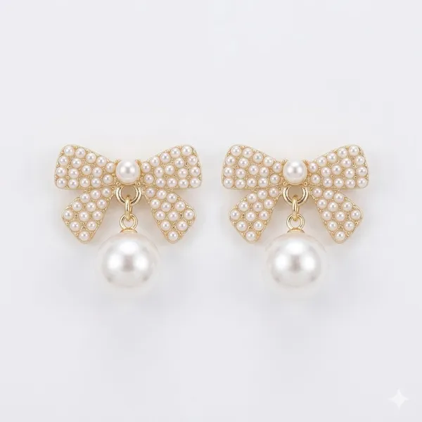 Pearl_Bow_Earrings_With_Dangling_Pearl_Drop