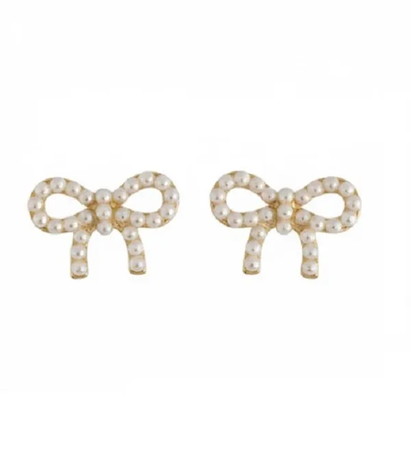 Pearl_Bow_Stud_Earrings_Gold_Tone