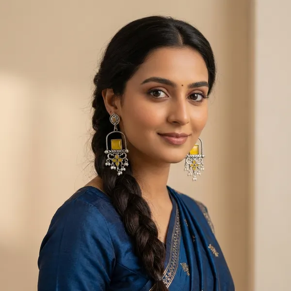 Yellowstone_Traditional_Jhumka_Earrings_With_Pearls
