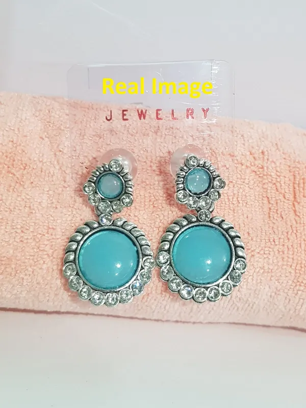 Turquoise_Stone_Statement_Earrings_With_Crystal_Embellishments