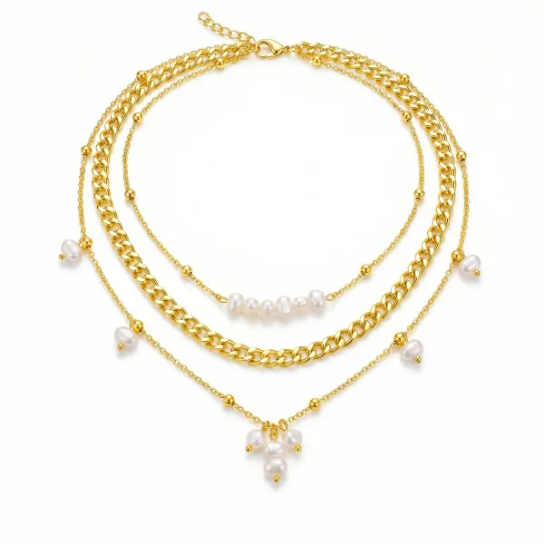 Yatiskar_Elegant_3-Layer_Gold-Toned_Pearl_Necklace_for_her