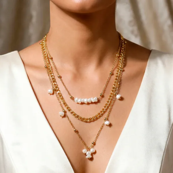 Yatiskar_Elegant_3-Layer_Gold-Toned_Pearl_Necklace_for_her