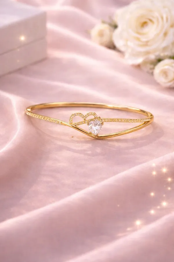 Yatiskar_Gold-Plated_Crystal__Heart_Bracelet_for_Women_|_Premium_Zircon_Stone_Open_Cuff_Bangle_|_Elegant_Party_Wear_&_Daily_Wear_Jewelry_for_Girls_&_Women