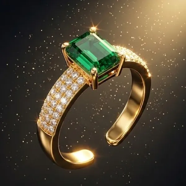 Yatiskar™_Adjustable_Emerald_Green_Stone_Gold-Plated_Adjustable_Ring_for_Women