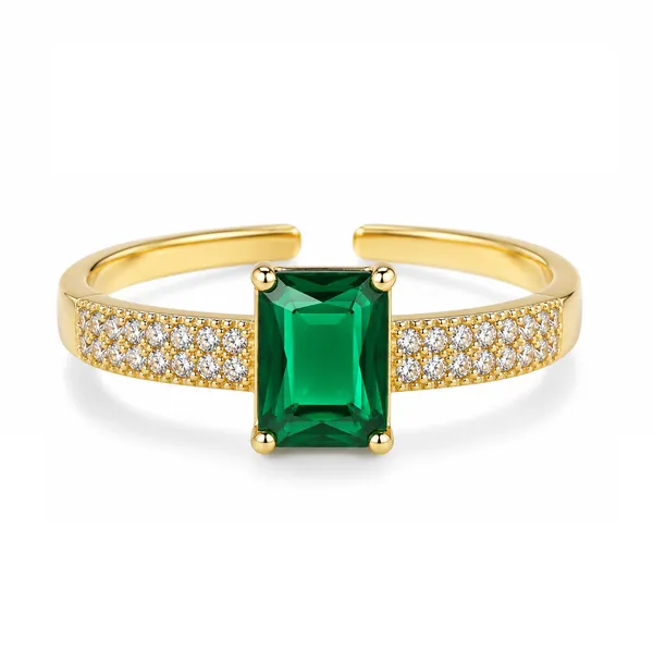 Yatiskar™_Adjustable_Emerald_Green_Stone_Gold-Plated_Adjustable_Ring_for_Women