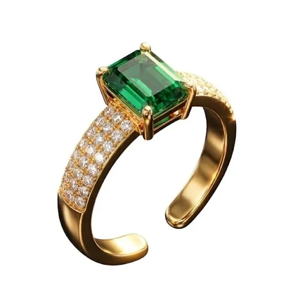 Yatiskar™_Adjustable_Emerald_Green_Stone_Gold-Plated_Adjustable_Ring_for_Women