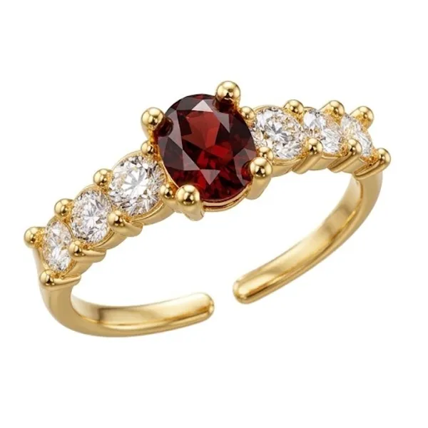 Yatiskar™_Adjustable_Ruby_Red_Stone_Gold-Plated_Ring_for_Women_and_Girls