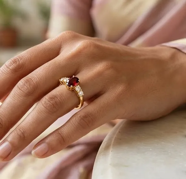 Yatiskar™_Adjustable_Ruby_Red_Stone_Gold-Plated_Ring_for_Women_and_Girls