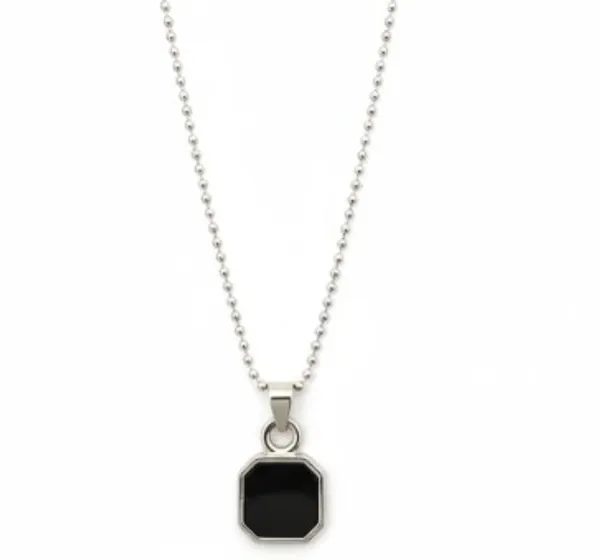 Elegant_Black_Onyx_Pendant_Necklace_With_Silver_Tone_Chain