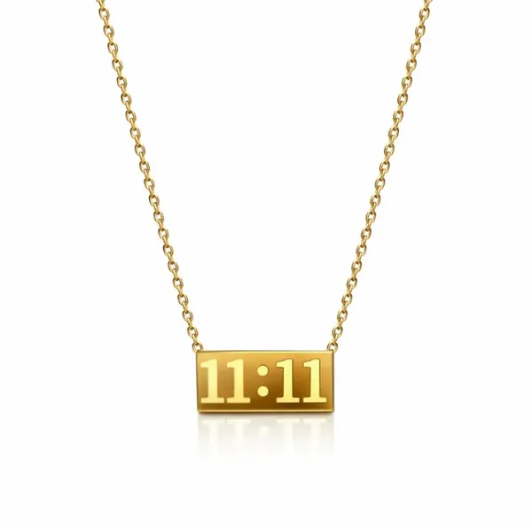 Digital_Time_Display_Gold_Pendant_Necklace