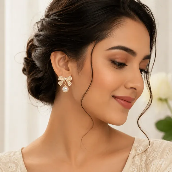 Pearl_Bow_Earrings_With_Dangling_Pearl_Drop