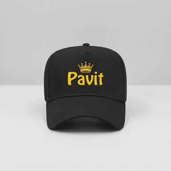 Black_Cotton_And_Polyester_Cap_For_Casual_Wear,_Outdoor_Events