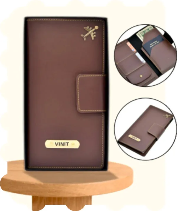 Brown_Acrylic_And_Plastic_Passport_Holder_For_Desk_Decor,_Family_Photos