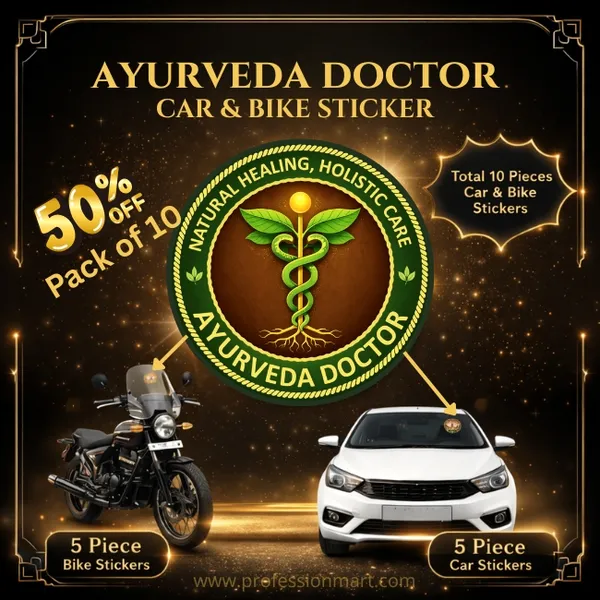 Ayurveda_Doctor_Car_And_Bike_PVC_Stickers_-_Professional_Medical_Emblem_(Pack_of_10)