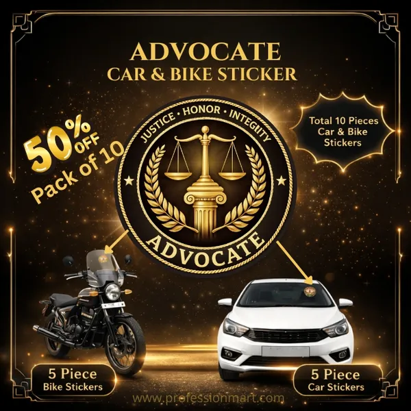 Advocate_Car_And_Bike_PVC_Stickers_-_Pack_of_10_(Justice_Honor_Integrity_Design)