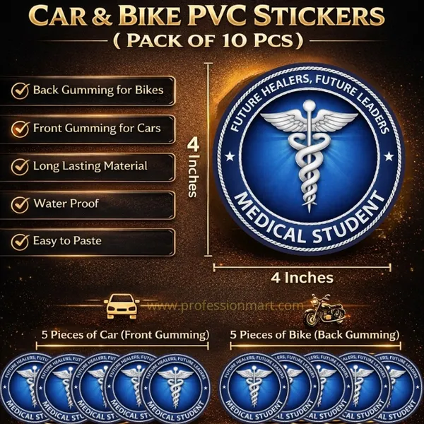 Medical_Student_Car_And_Bike_Sticker_Pack_-_Caduceus_Symbol_(Pack_of_10)