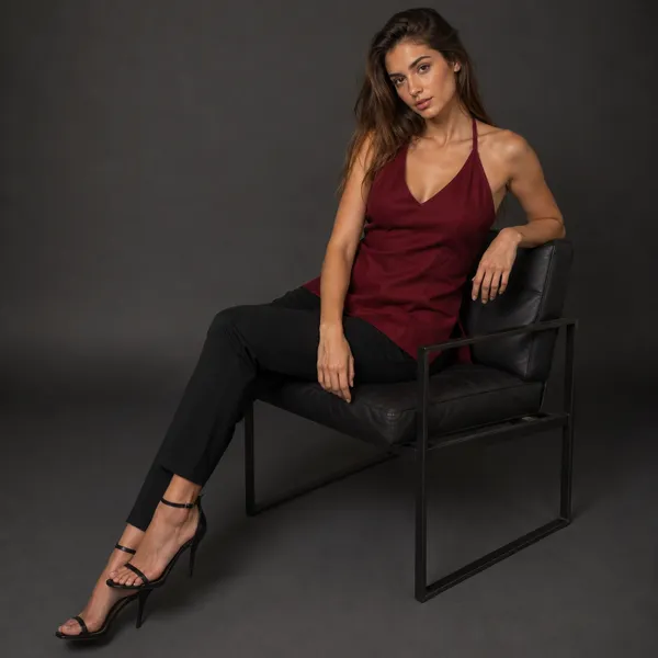 Halter_Neck_Straps_Backless_Short_Kurti_Maroon