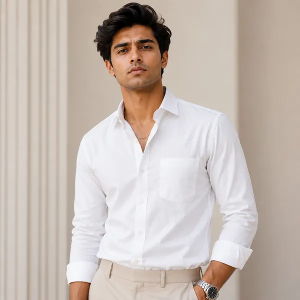 Mens_White_Full_Sleeve_Casual_Shirt
