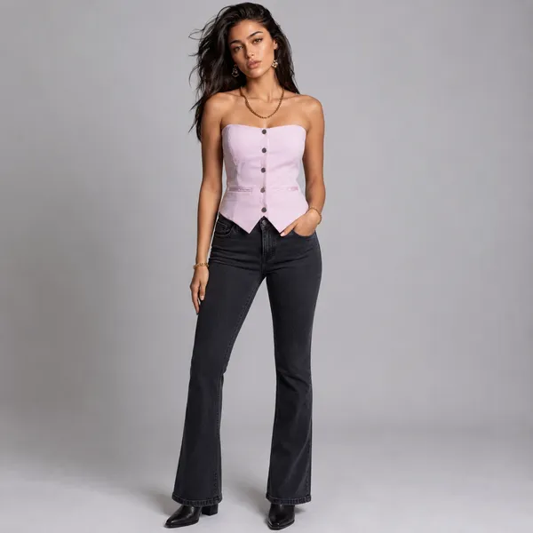 Corset_Top_Strapless_Button_Front_Pink